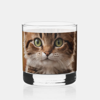 Cute Kitten Whiskey Glass