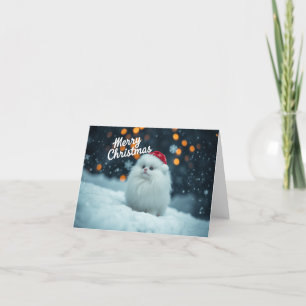 Cute Kitten Xmas Card