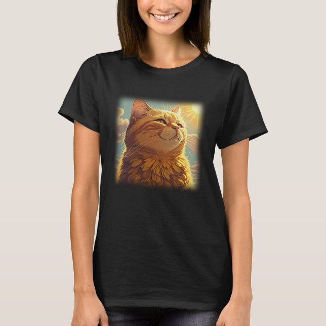 Cute Kitten You Are My Cat Sunflower Sunshine Wome T-Shirt (Front)