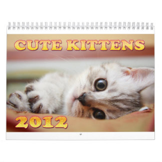 Cute Kittens 2012 Calendar