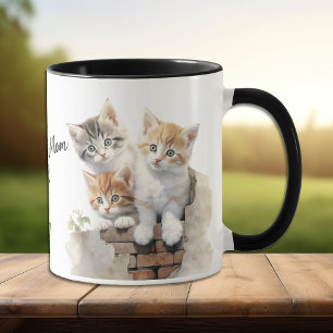 Cute Kittens Best Cat Mom Ever Mug