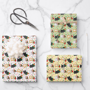 Cute kittens Christmas wrapping paper