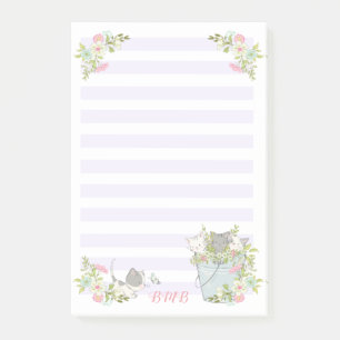 Cute Kittens in a Bucket Post-it Notes