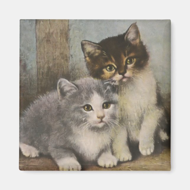 Cute Kittens Magnet (Front)