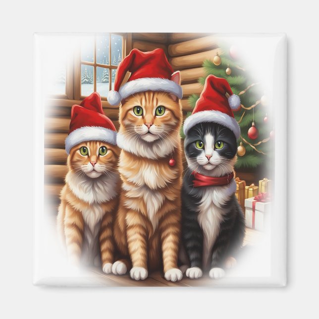 Cute Kittens Magnet (Front)