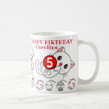 Cute Kittens Name and Age Kid's Birthday