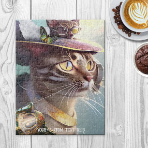 Cute Kittens Sci Fi Travel Animal Puzzle