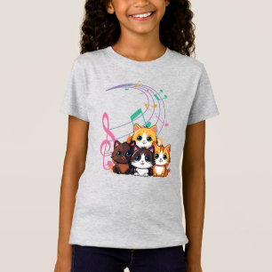 Cute Kittens Singing T-Shirt