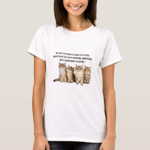 Cute kittens with Kamala sayings T-Shirt