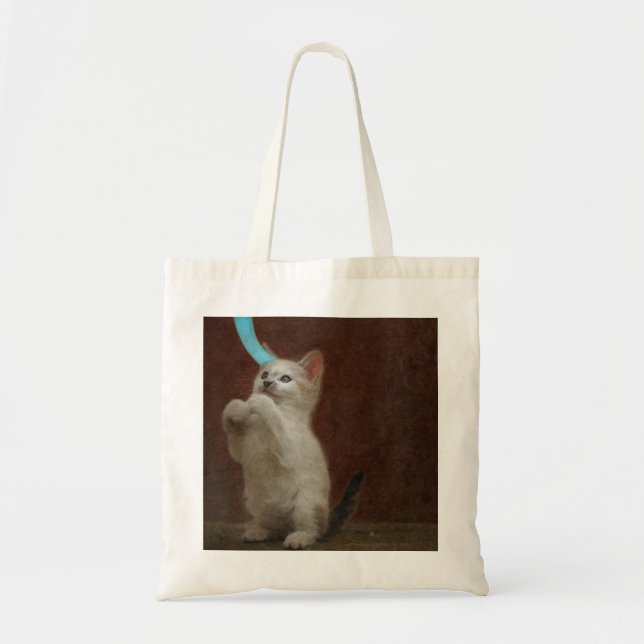 Cute Kittie Budget Tote Bag (Front)