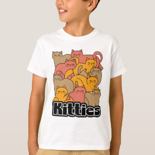 Cute Kitties Design - Adorable Cat Art T-Shirt