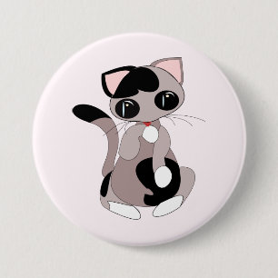 Cute Kitty 7.5 Cm Round Badge