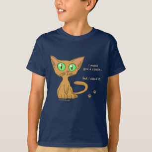Cute Kitty Ate Your Cookie T-Shirts
