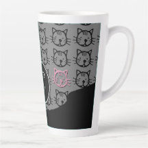 Cute Kitty (black, grey and pink)