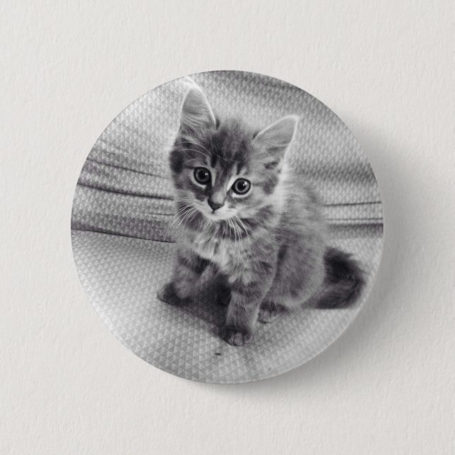Cute Kitty Button (Front)