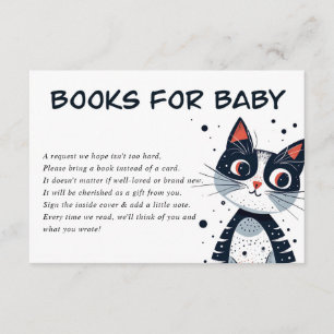 Cute Kitty Cat Baby Shower Enclosure Card
