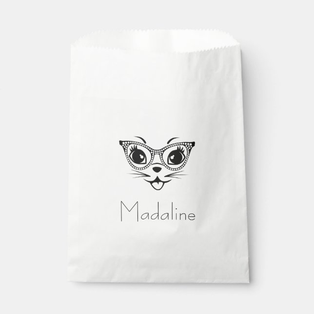 Cute Kitty Cat Favour Bags (Front)