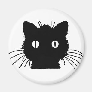 Cute Kitty Cat Head Magnet
