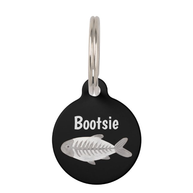 Cute Kitty Cat Name Personalised Customised Pet Tag (Front)