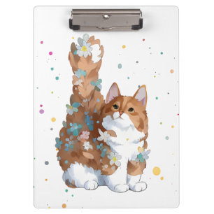 Cute Kitty Cat Pet Animal Clipboard