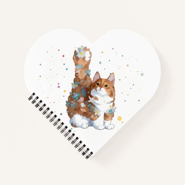 Cute Kitty Cat Pet Animal  Notebook (Front)