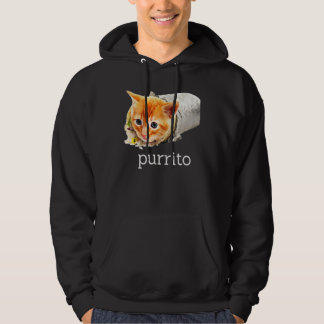 Cute Kitty Cat Purrito Burrito Pun Essential Hoodie