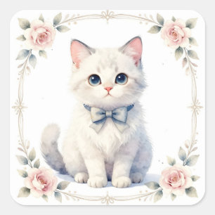 cute kitty cat stickers