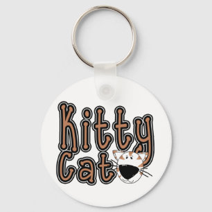 Cute Kitty Cat Tshirts and Gifts Key Ring