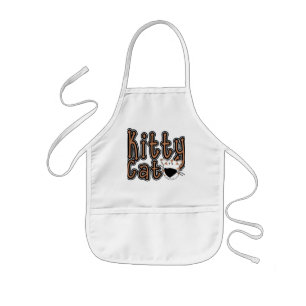 Cute Kitty Cat Tshirts and Gifts Kids Apron