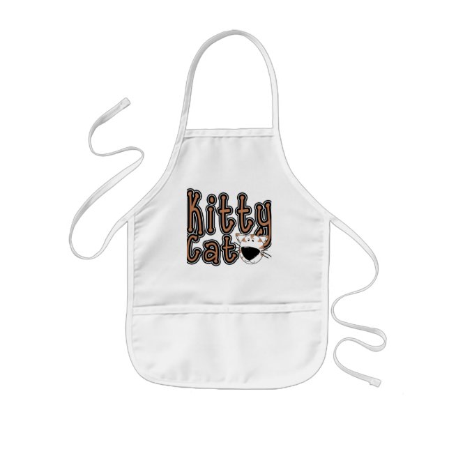Cute Kitty Cat Tshirts and Gifts Kids Apron (Front)