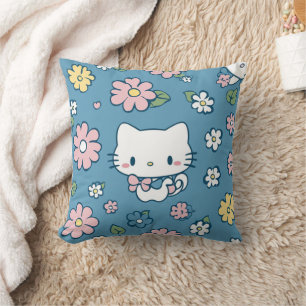 Cute Kitty Decorative Pillow – Gift for Cqt Lovers
