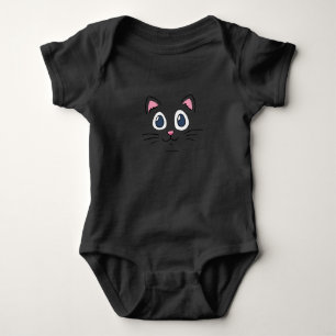 Cute Kitty Face Baby Bodysuit