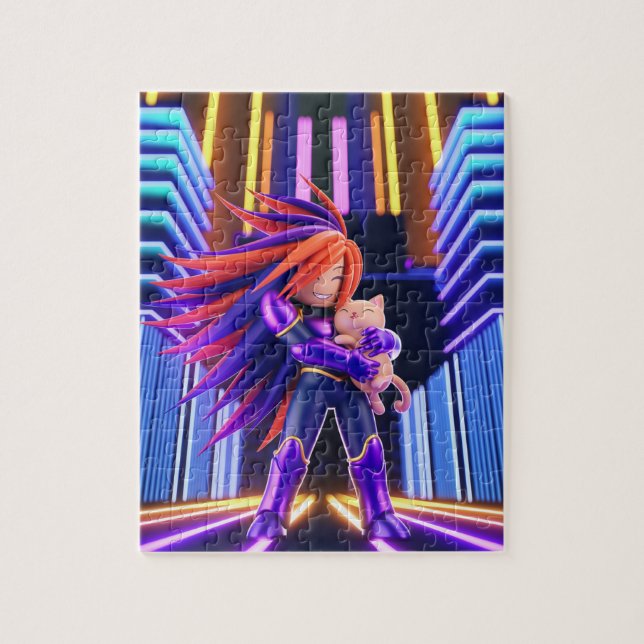 Cute kitty  jigsaw puzzle (Vertical)