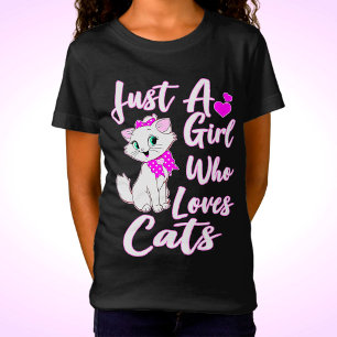 Cute Kitty Just A Girl Who Loves Cats T-Shirt