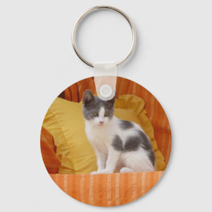 Cute Kitty Key Ring