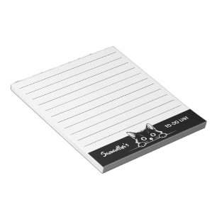 Cute Kitty Minimalistic Design - CAT 1a Notepad