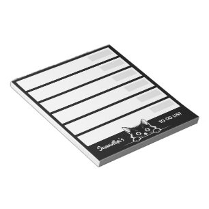 Cute Kitty Minimalistic Design - CAT 1a Notepad