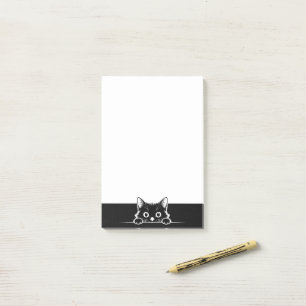 Cute Kitty Minimalistic Design - CAT 1a Post-it Notes