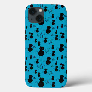 Cute kitty pattern iPhone 13 case