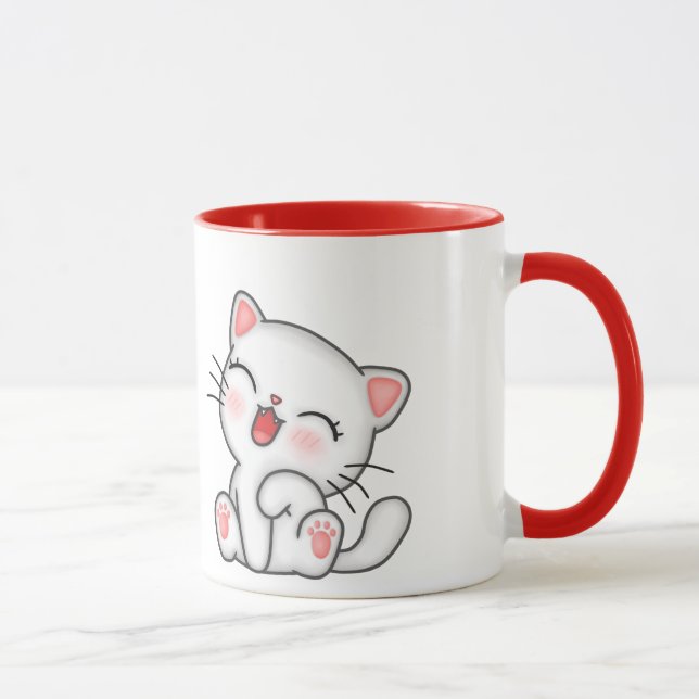 Cute kitty printed mug (Right)