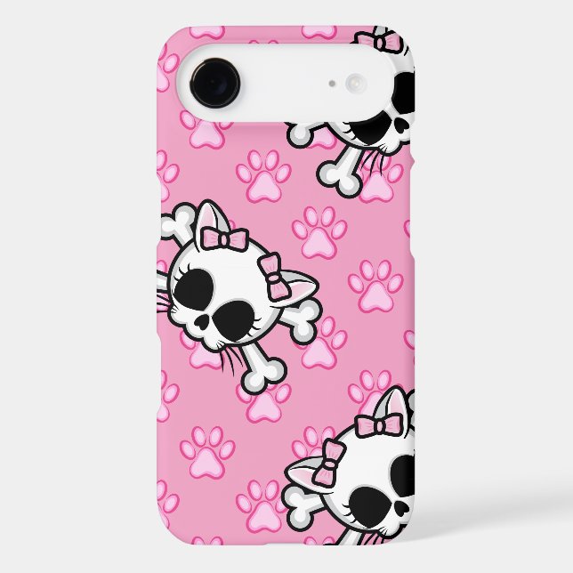 Cute Kitty Skull Case-Mate Samsung Galaxy Case (Back)