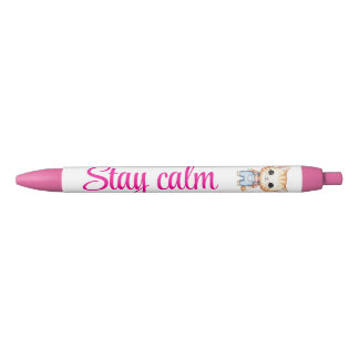 Cute Kitty "Stay Calm" Pen 