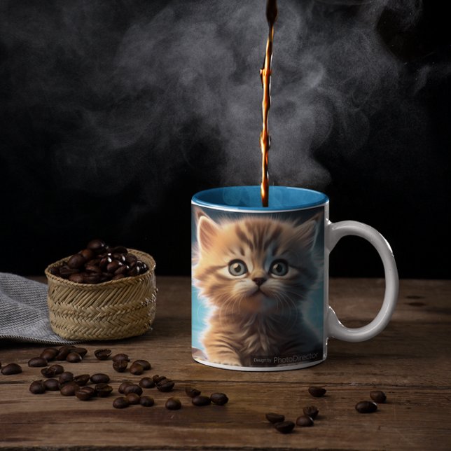 Cute Kitty version 27 Mug (Kitty 7 Salvador Dali Coffee Mug)