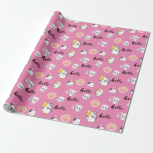  Cute kitty Wrapping Paper