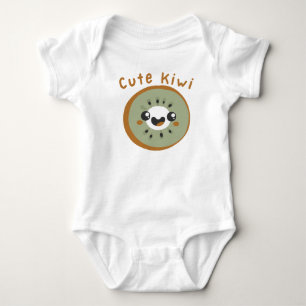 Cute kiwi baby bodysuit