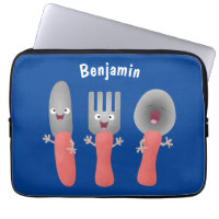 Cute knife fork and spoon cutlery cartoon