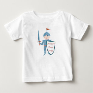Cute knight baby boy personalised t-shirt