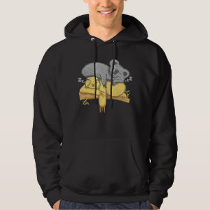 Cute Koala And Sloth Sleeping Sleepy Lazy Animal L Hoodie