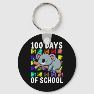 Cute Koala Australia Animal Student Gift 100 Days Key Ring