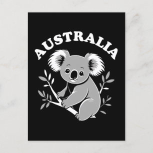 Cute Koala - Australia Postcard